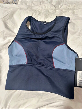 Michi Baltic Crop Top Color Block Sports Bra